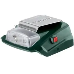 Metabo Akku-Power-Adapter PA 14.4-18 LED-USB mit 12 V-Anschluss und LED-Licht; Karton