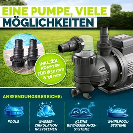 tillvex Filterpumpe Pool 8.500 l/h