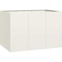 vidaXL Pflanzgefäß 120 x 80 x 80 cm Weiß