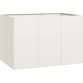 vidaXL Pflanzgefäß 120 x 80 x 80 cm Weiß