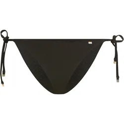 Bikini-Hose BOSS "CI SIDE TIE", Damen, Gr. L, N-Gr, schwarz, Microfaser, Obermaterial: 80% Polyamid, 20% Elasthan, casual, Badehosen, mit seitlicher Bindung, zum mixen, schnelltrocknend