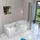 AcquaVapore Seniorendusche und Wanne mit Whirlpool S12D-WP-L Dusche 170x85
