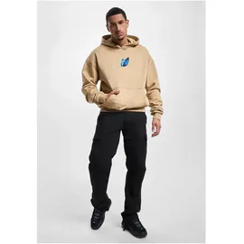 Mister Tee Le Papillon Heavy Oversize Kapuzenpullover Union Beige M