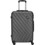 Travelite Paklite Quick 4-Rollen Cabin 64 cm / 64 l grau/anthrazit