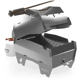 Skotti Edelstahldeckel Cap inkl. Grillzange und Tasche