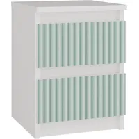 Topeshop Kindernachttisch M2 Arteso 0 x 0 cm MDF weiß mint