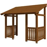 SKANHOLZ Vordach Paderborn 8 336 x 202 cm nussbaum