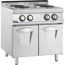 Elektroherd Gastro - 10,4 kW - 4 Platten - Unterschrank - Royal Catering RCEC-80/700C4B