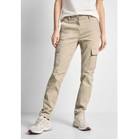 Cecil Slim fit Cargohose - beige