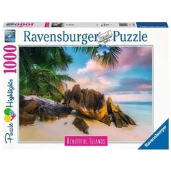 RAVENSBURGER 16907 Erwachsenenpuzzle Beautiful Islands Seychellen 1000 Teile