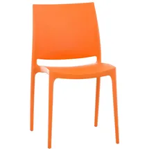 CLP Maya Stapelstuhl 44 x 50 x 81 cm orange