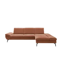 Kollektion Kraft Ecksofa  Malena ¦ orange ¦ Maße (cm): B: 314 H: 92 T: 199