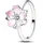 Pandora Damenring Silber Kirschblüte, 52/16,6