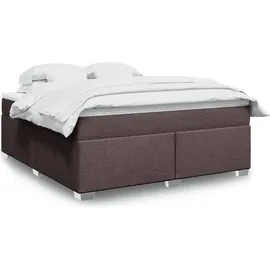 vidaXL Boxspringbett 180 x 200 cm Dunkelbraun