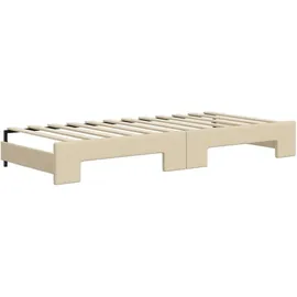 vidaXL Tagesbett 90 x 200 cm Creme