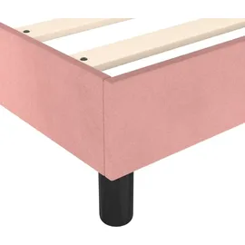 vidaXL Boxspringbett 140 x 200 cm Rosa