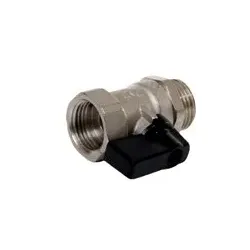 Kondensat-Ablass-Kugelhahn, Messing, AG 1/2"