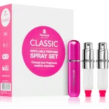 Travalo Classic HD Floakon leer rosa neon refillable 3 x 5 ml Set