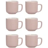 Ritzenhoff & Breker Jasper Espressotassen 6er Set rosa