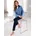 Feel Good Lounge-Hosen Mittelblau/Marine 22/23