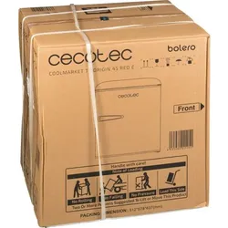 CECOTEC Frigorfico Bolero Cool- Market TT Origin 45 Red E