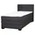 xl moebel gmbh Design-Bett 180 x 200 cm Schwarz/Braun