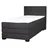 xl moebel gmbh Design-Bett 180 x 200 cm Schwarz/Braun