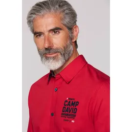 Camp David Langarmhemd rot 4XL