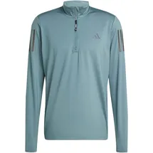 adidas Herren Own The Run Half-Zip Jacket, preloved Teal, XXL