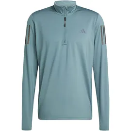 adidas Herren Own The Run Half-Zip Jacket, preloved Teal, XXL