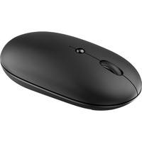 Tisoutec Bluetooth Maus für Mac/iPad/iPhone (Tri-Mode: BT 5.0/3.0+2.4G)/Android Gaming-Maus (PC/Computer, Tragbare Maus Kabellos Geräuschlos, Mini-Maus für Windows, /Linux/Mac, 3 DPI Einstellbares Bluetooth, Schwarz) schwarz