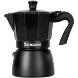Barazzoni die Deluxe Espressokocher 3 Tassen Schwarz