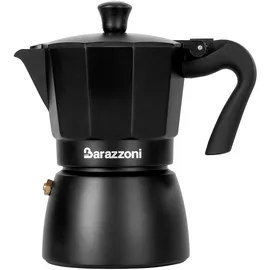 Barazzoni die Deluxe Espressokocher 3 Tassen Schwarz