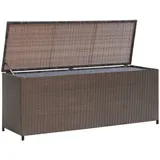 vidaXL Auflagenbox Kissentruhe Kissenbox Auflagenbox Gartentruhe Aufbewahrungsbox Braun 1 braun