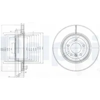 Delphi Bremsscheibe BG3961
