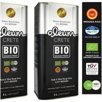 Bio Organic Oleum Crete Extra natives Olivenöl 2x 5lt Kanister Aus Kreta >0,3