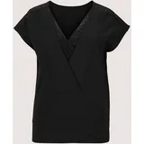 Madeleine Ärmelloses Shirt mit Strass-Steinen in schwarz | Gr.: 38