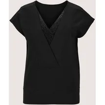 Madeleine Ärmelloses Shirt mit Strass-Steinen in schwarz | Gr.: 38