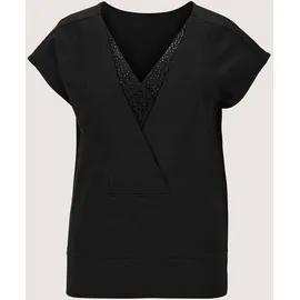 Madeleine Ärmelloses Shirt mit Strass-Steinen in schwarz | Gr.: 38
