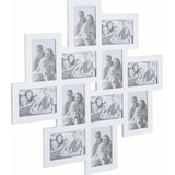 my home Bilderrahmen Collage »Family, weiß«, Fotorahmen, Bildformat 10x15 cm, weiß