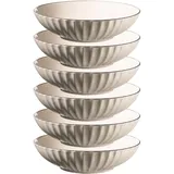 Mäser Suppenteller tief 20,5 cm weiß 6er Set