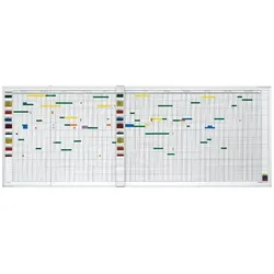 magnetoplan Aktivitätenpl 7Tage 60 Mitarbeiter 2000x750 mm