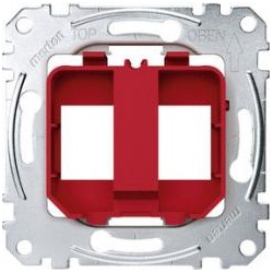 merten Tragplatten für Steckverbinder Modular Jack, rot