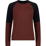 Mons Royale Quad Merino Fleece Hoodie Sable/Black M