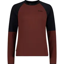 Mons Royale Quad Merino Fleece Hoodie Sable/Black M