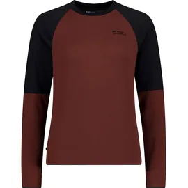 Mons Royale Quad Merino Fleece Hoodie Sable/Black M
