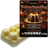 WonderWax Duftwachs WonderWax® Duftwachs 6 Sterne, (Weihnachtspudding), Duftrichtung: Weihnachtspudding