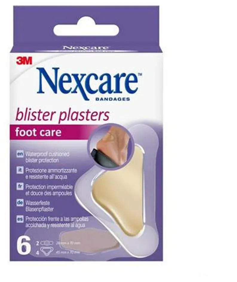 NexcareTM blister plasters foot care