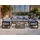 beautysofa VERDINO Garten-Lounge-Set grau