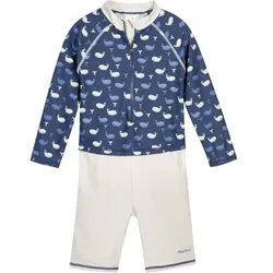 Playshoes UV-Schutz Einteiler Wal marine, 98/104